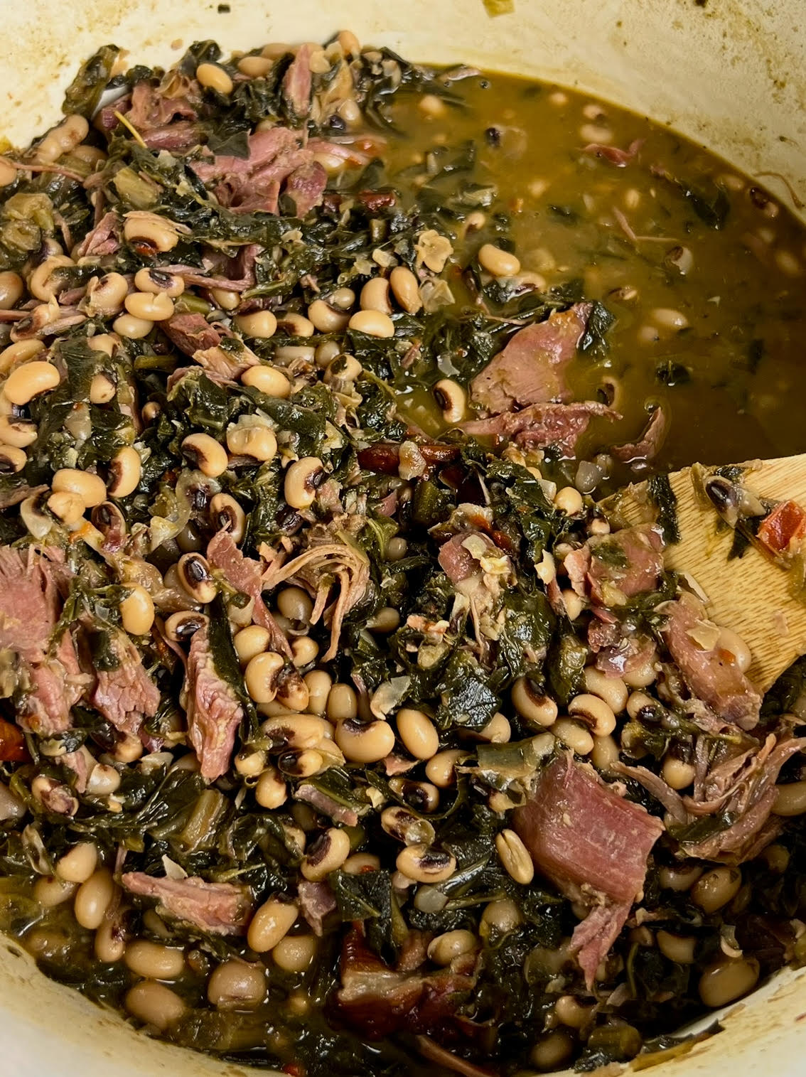 Black-Eyed Peas & Collard Greens