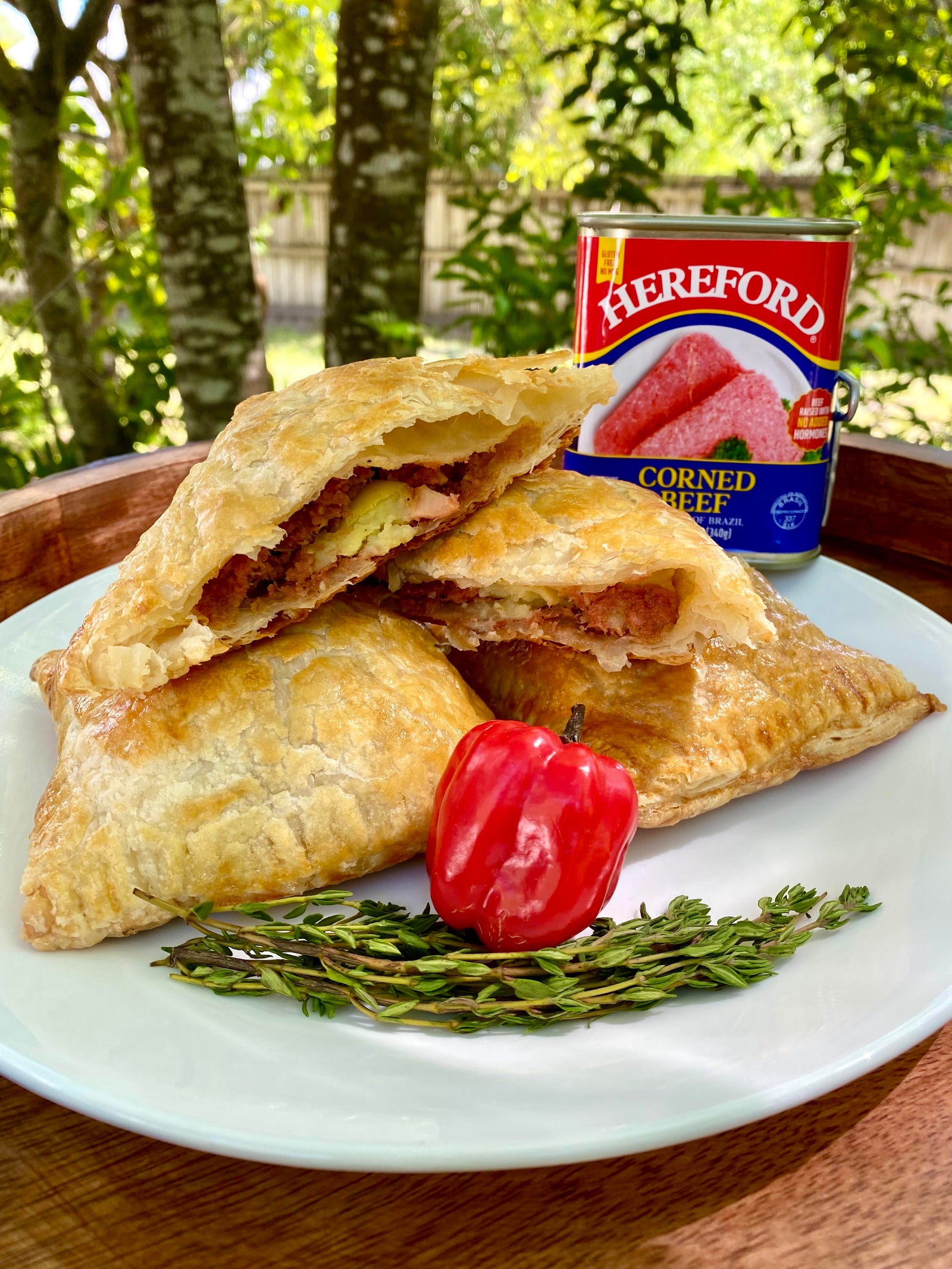Puff Pastry Corned Beef & Potato "Patties"