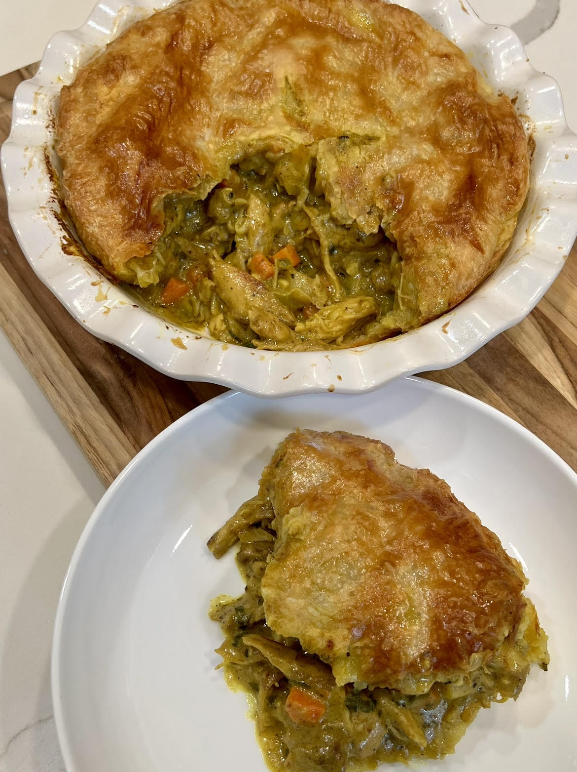 Curry Chicken Pot Pie
