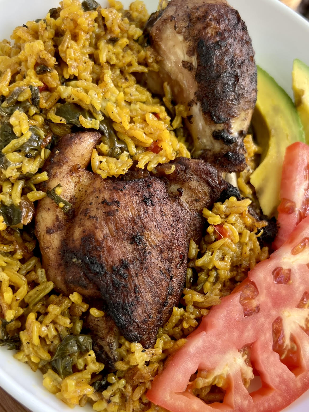 One-Skillet Chicken & Yellow Rice