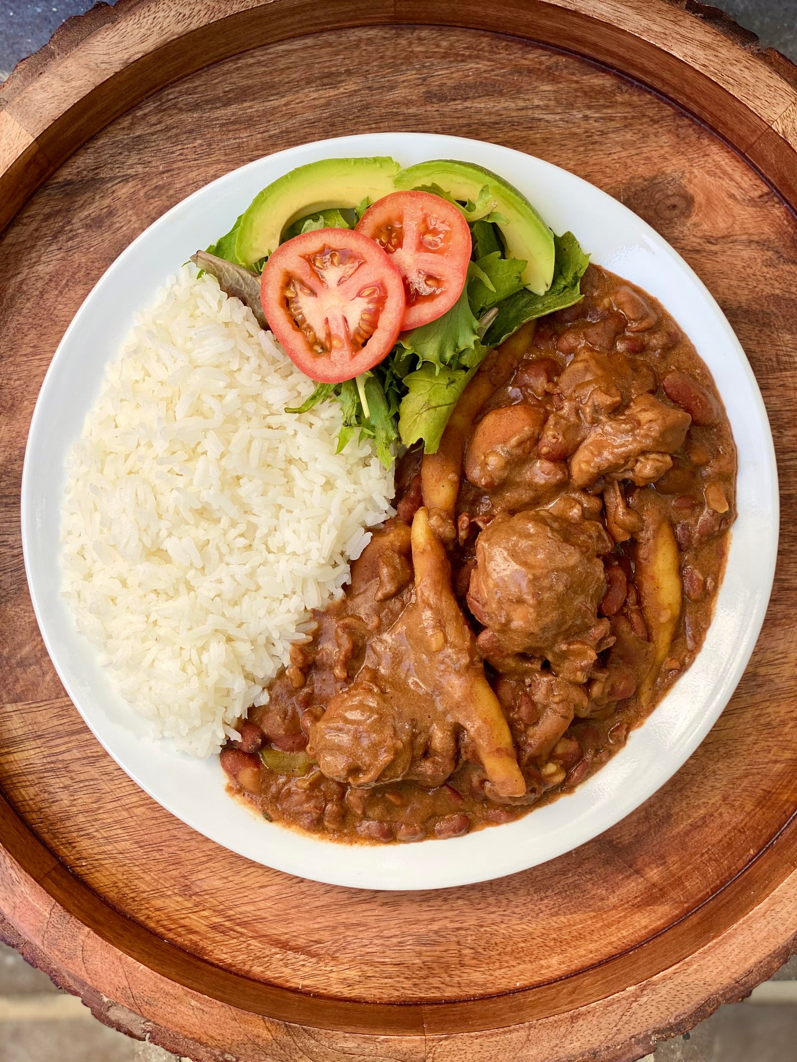 Stew Peas with Chicken