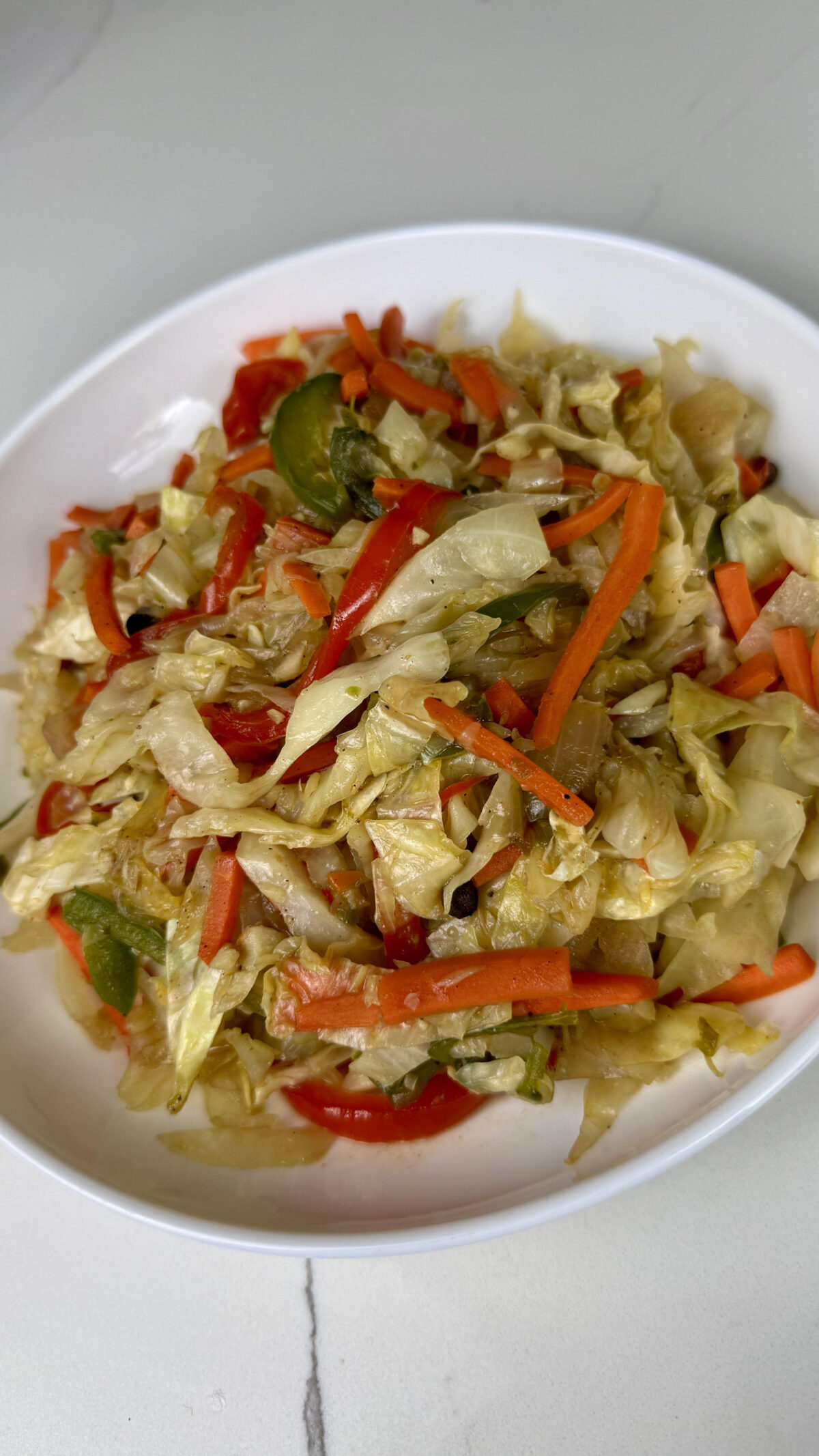 Jamaican Steamed Cabbage