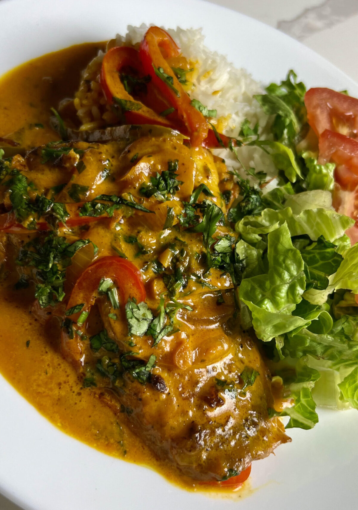 Fish in Coconut Sauce