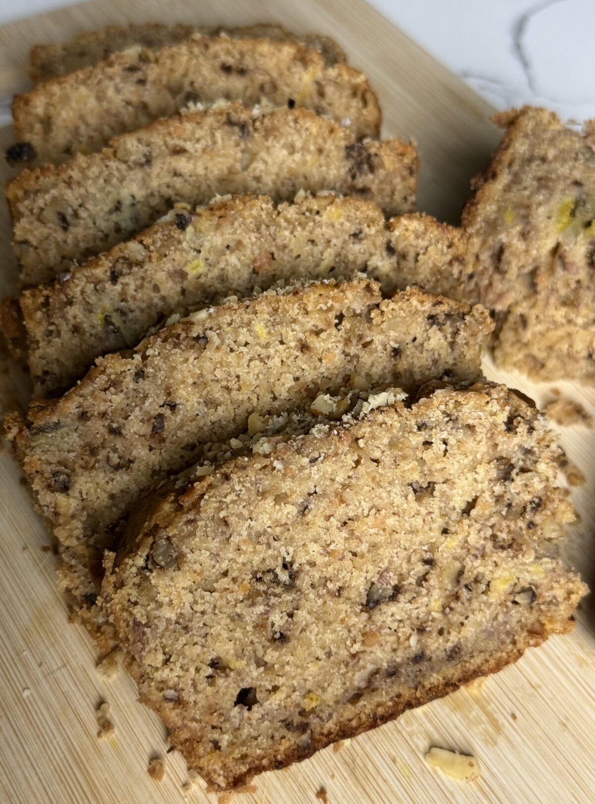 Sliced Sweet Potato Plantain Bread