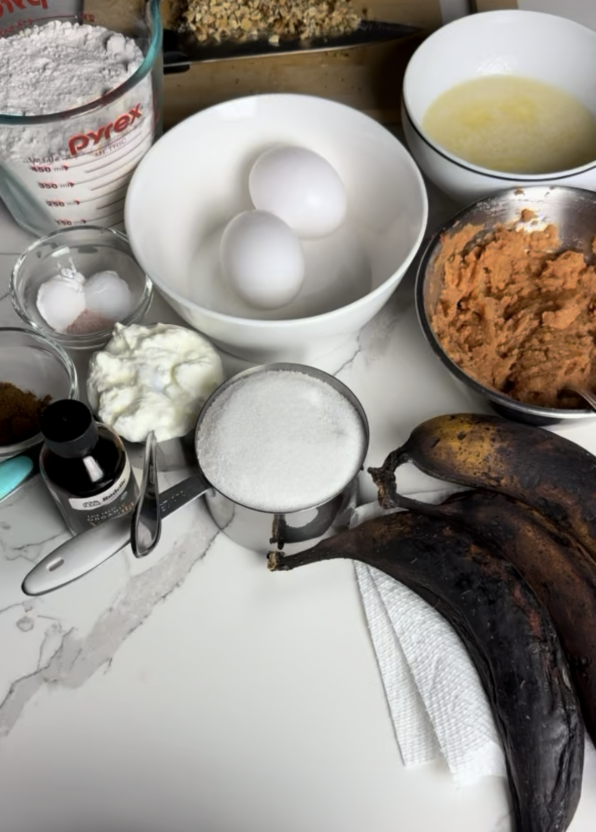 Sweet Potato Plantain Bread Ingredients